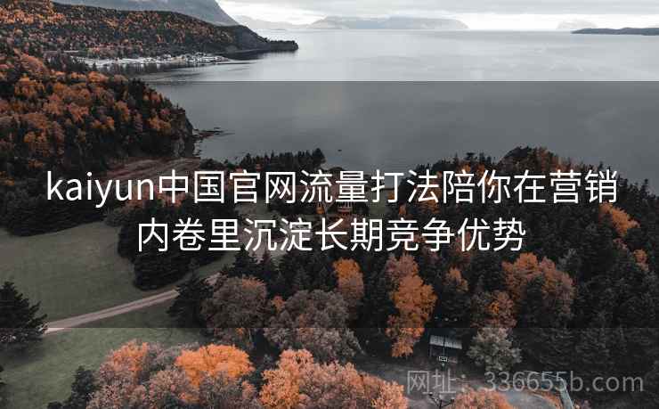 kaiyun中国官网流量打法陪你在营销内卷里沉淀长期竞争优势
