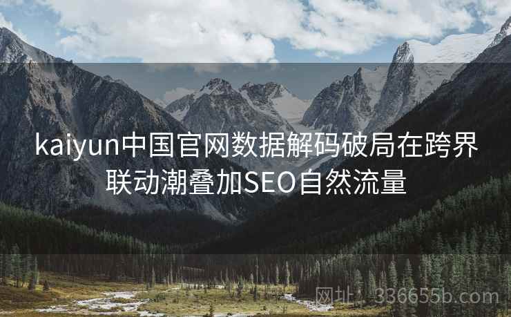 kaiyun中国官网数据解码破局在跨界联动潮叠加SEO自然流量