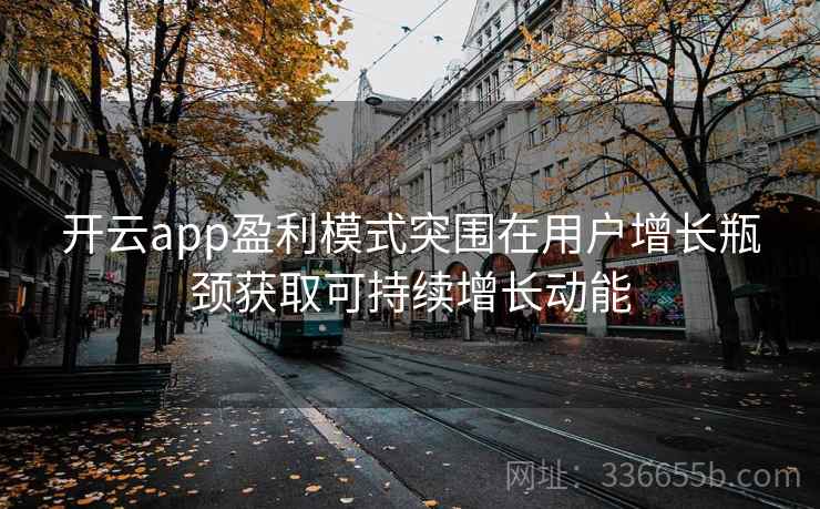 开云app盈利模式突围在用户增长瓶颈获取可持续增长动能